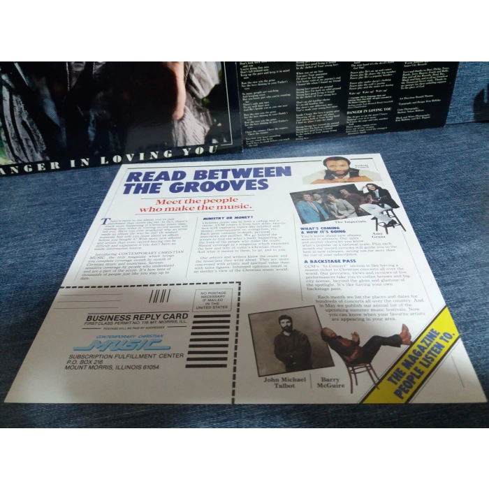 TOM HOWARD DANGER IN LOVING YOU MUSIC LP