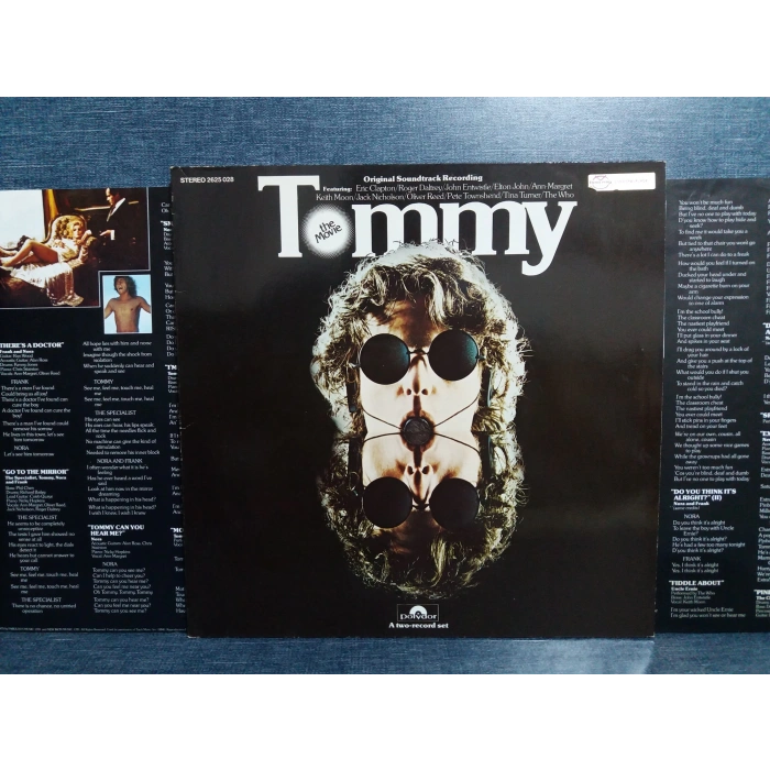 TOMMY THE MOVIE SOUNDTRACK MUSIC 2 LP