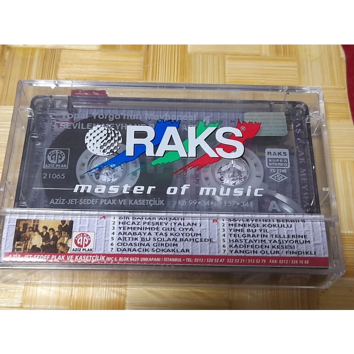 TOPAL YORGO TÜRK SANAT ŞARKILARI MÜZİK KASET