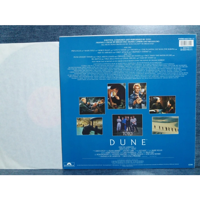 TOTO DUNE SOUNDTRACK LP ALBUM