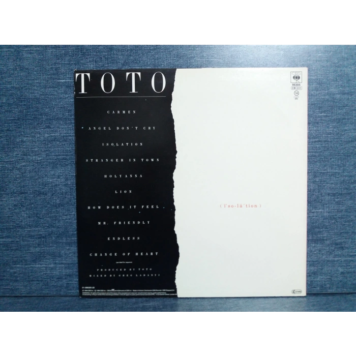 TOTO ISOLATION MUSIC LP
