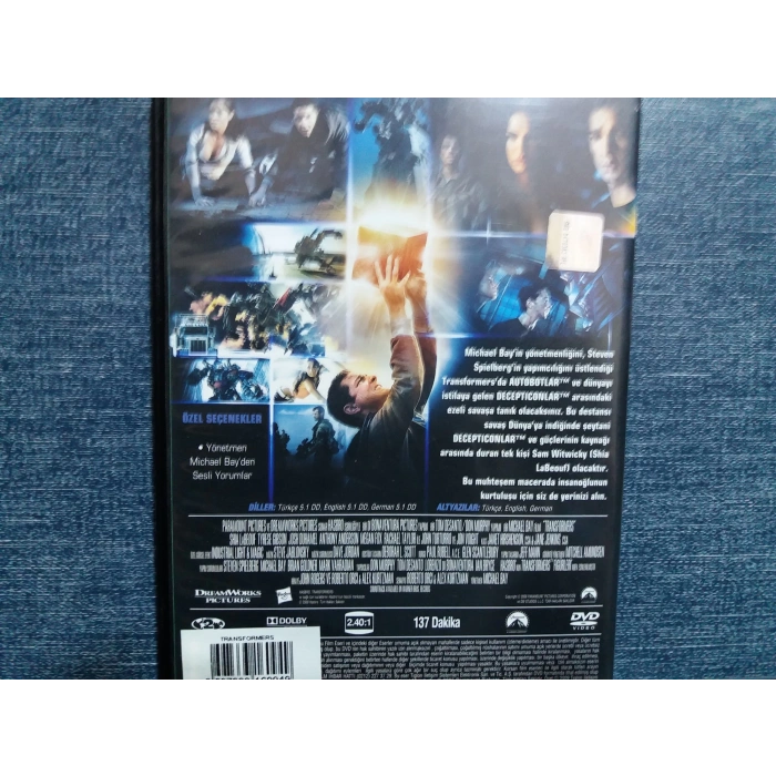 TRANSFORMERS AYIN KARANLIK YÜZÜ DVD FİLM
