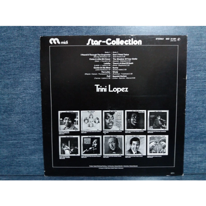 TRINI LOPEZ STAR COLLECTION MUSIC LP