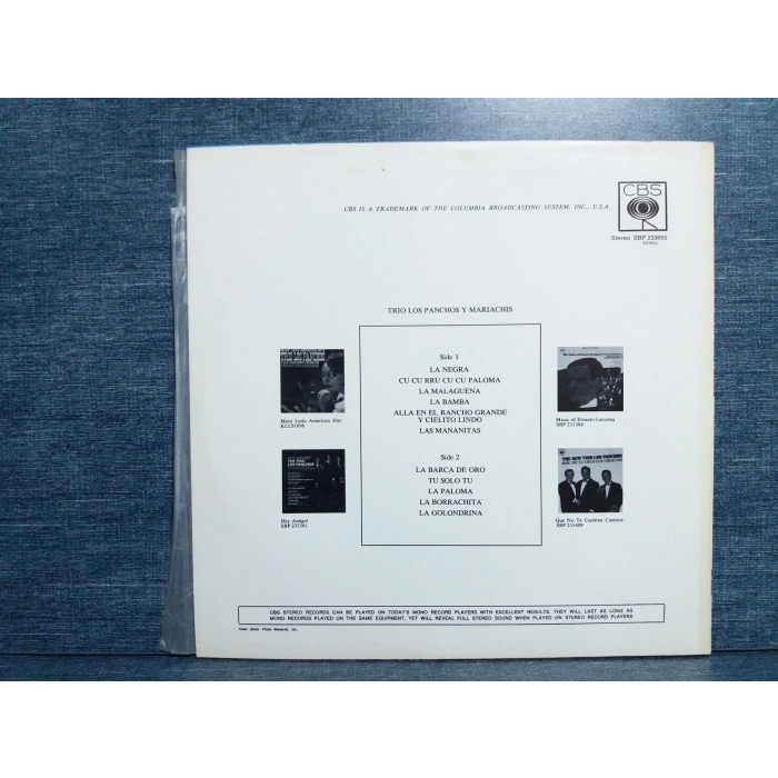 TRIO LOS PANCHOS MUSIC LP