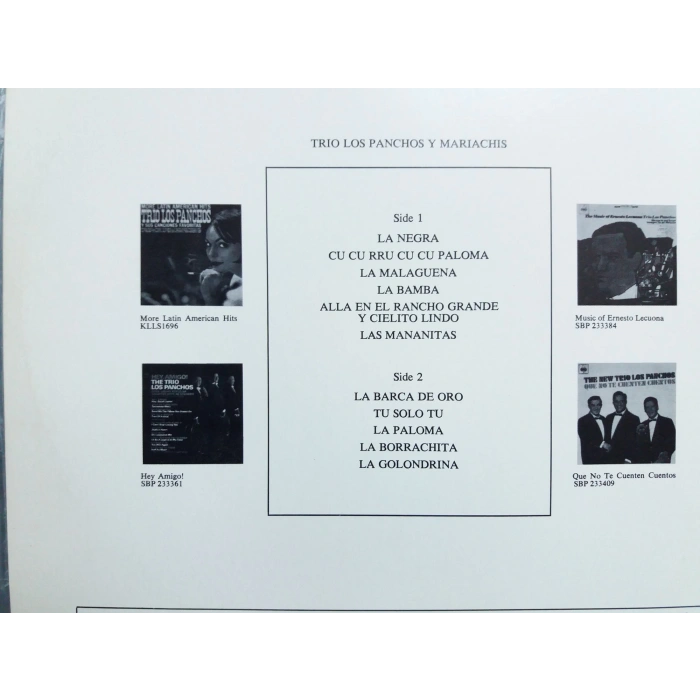 TRIO LOS PANCHOS MUSIC LP