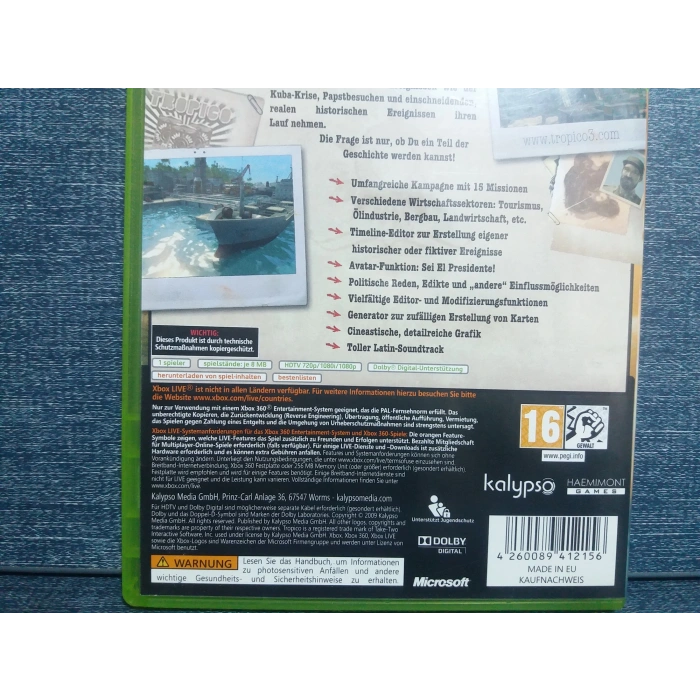 TROPICO 3  XBOX 360 OYUN