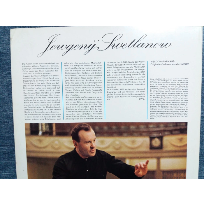 TSCHAIKOWSKY 3 MEISTER SINFONIE MUSIC 3 LP