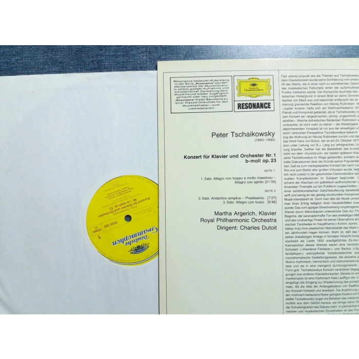 TSCHAIKOWSKY PIANO CONCERT Nr.1 MARTHA ARGERICH