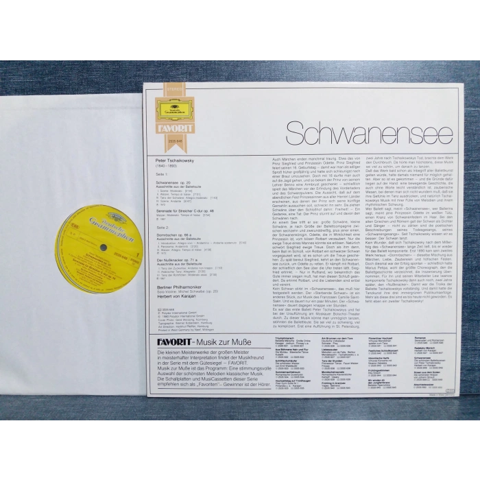 TSCHAIKOWSKY SCHWANENSEE DORNRÖSCHEN NUSSKNACKER  LP