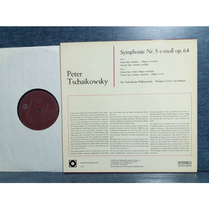 TSCHAIKOWSKY SYMPHONIE Nr.5 LOVRO MATACIC LP