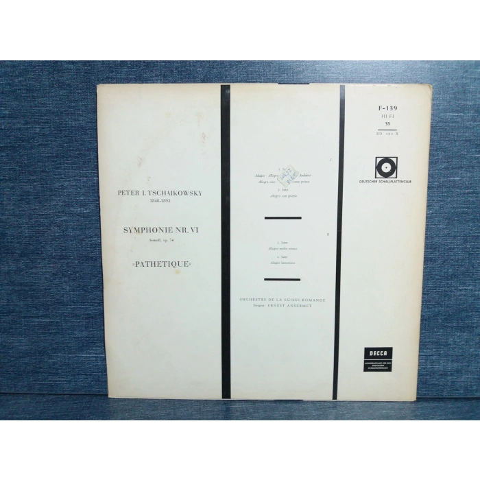 TSCHAIKOWSKY SYMPHONIE PATHETIQUE LP