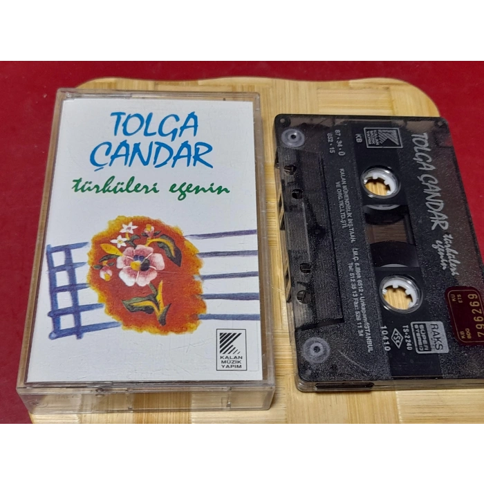 TÜRKÜLERİ EGENİN TOLGA ÇANDAR  MÜZİK KASET