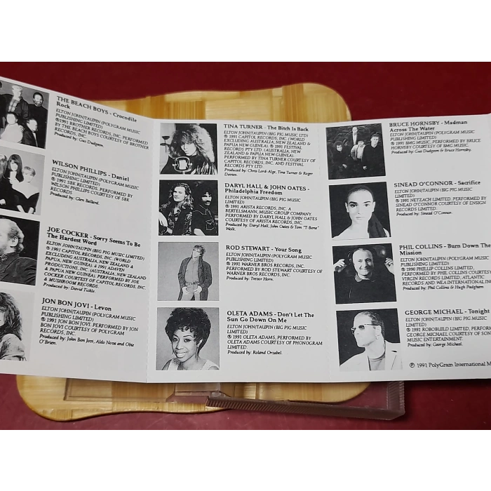 TWO ROOMS SONGS ELTON JOHN BERNIE TAUPIN MÜZİK KASET