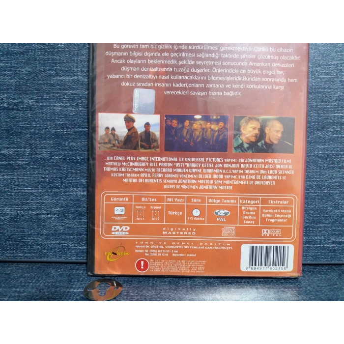 U-571 DVD FİLM (SIFIR)