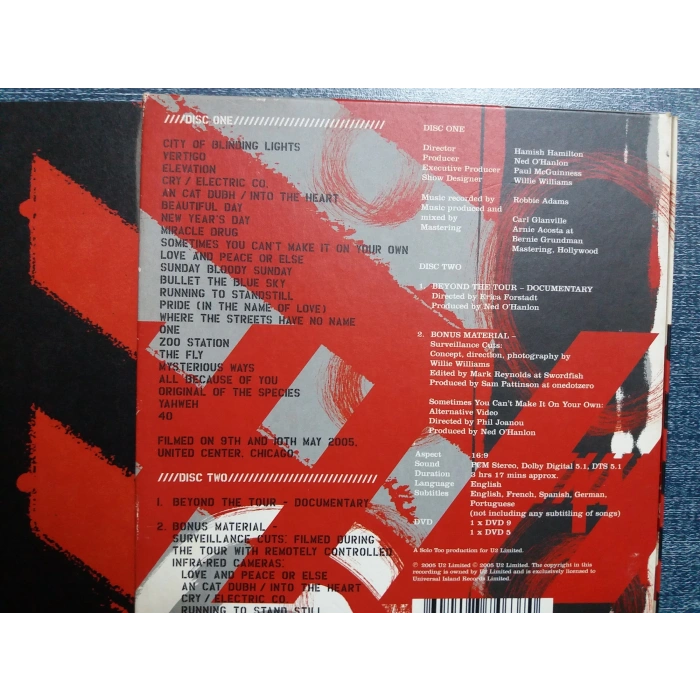 U2 VERTIGO LIVE FROM CHICAGO DVD FİLM