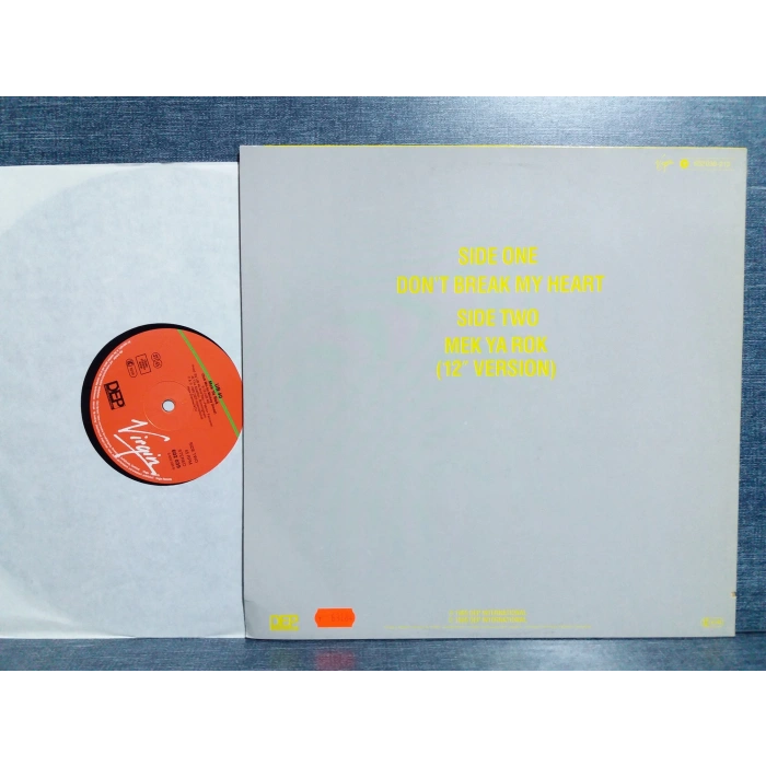 UB40 DONT BREAK MY HEART MAXI LP