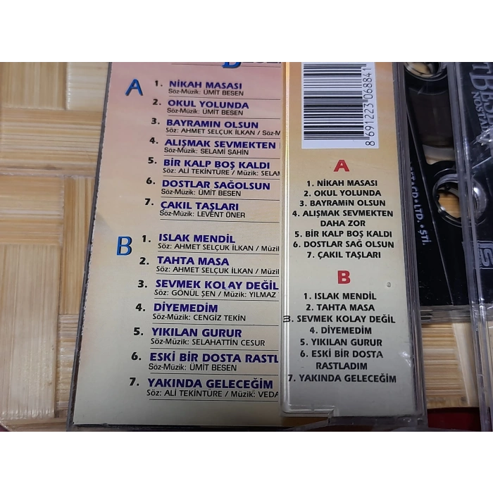 ÜMİT BESEN NOSTALJİ MÜZİK KASET