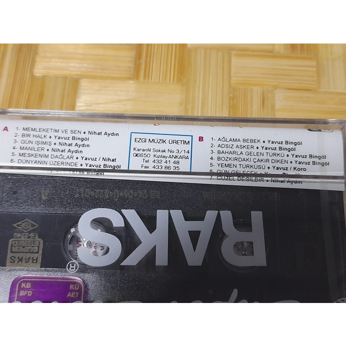 UMUDA EZGİ MÜZİK KASET