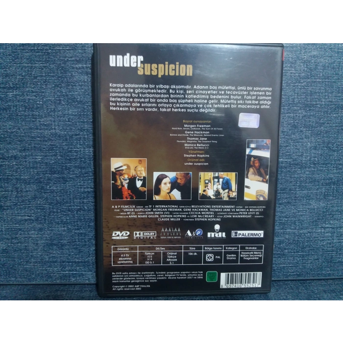 UNDER SUSPICION DVD FİLM