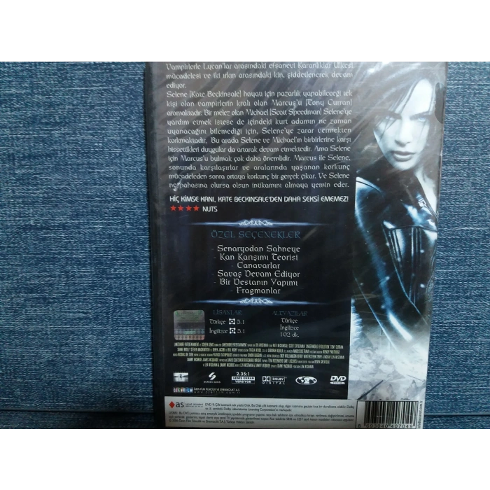 UNDERWORLD KARANLIKLAR ÜLKESİ EVRİM DVD FİLM (SIFIR)
