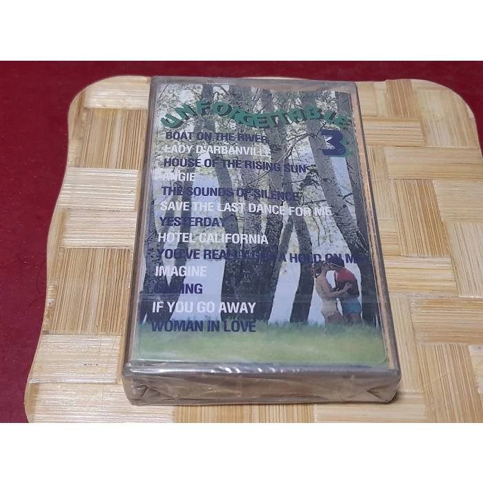 UNFORGETTABLE 3 LOVE HITS MÜZİK KASET