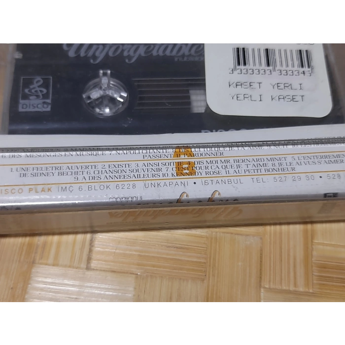 UNFORGETTABLES CHANSON INUBLIALDES FRANCE  MÜZİK KASET