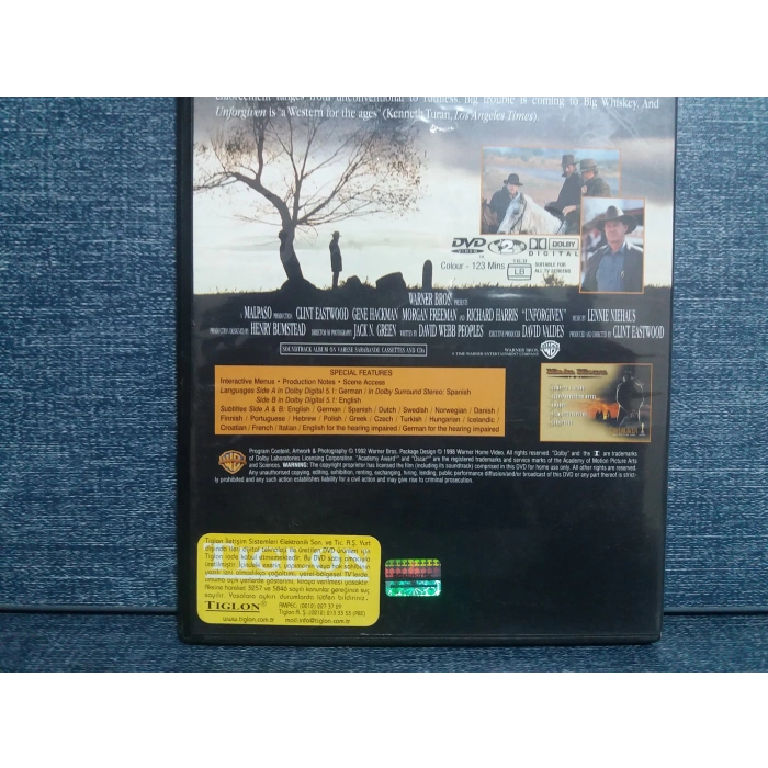 UNFORGIVEN DVD FİLM