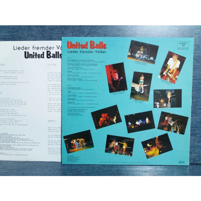 UNITED BALLS LIEDER FREMDER MUSIC LP