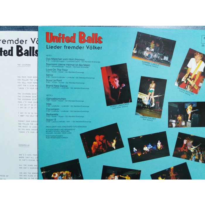 UNITED BALLS LIEDER FREMDER MUSIC LP