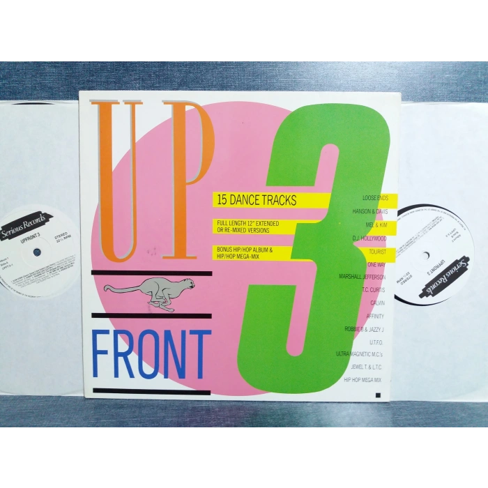 UP FRONT III 15 DANCE TRAKS HOUSE  2 LP
