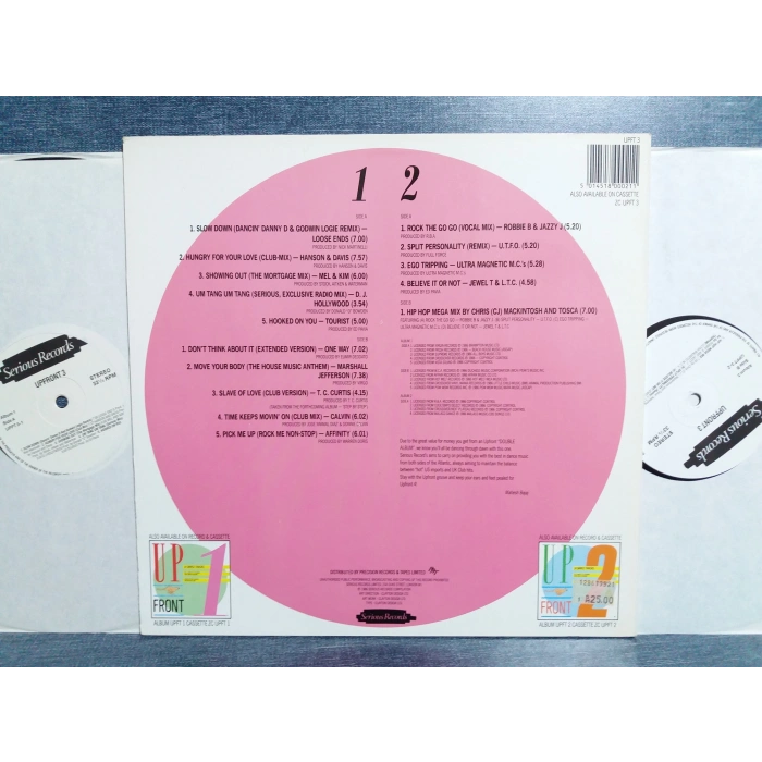 UP FRONT III 15 DANCE TRAKS HOUSE  2 LP