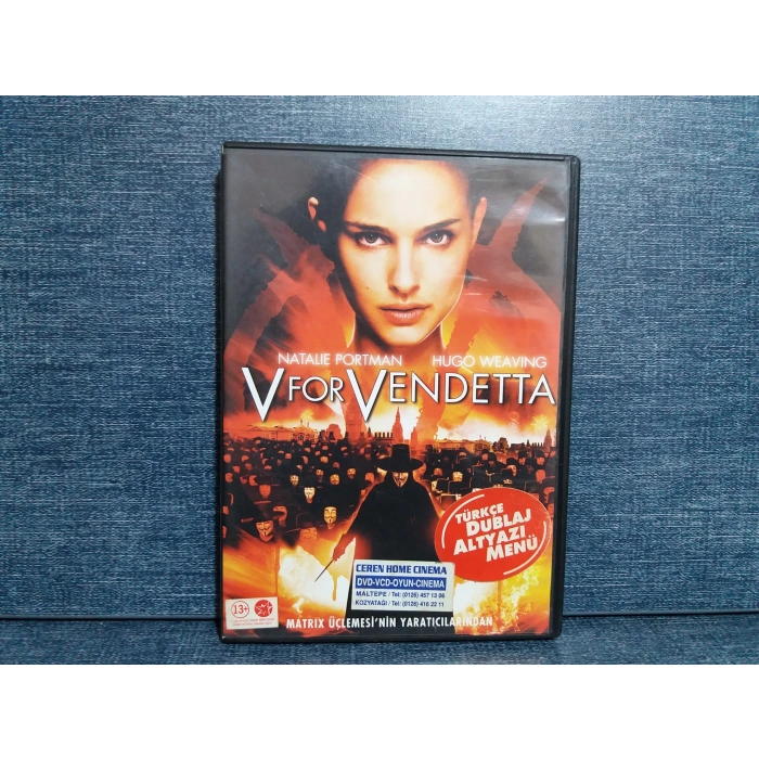 V FOR VENDETTA DVD FİLM