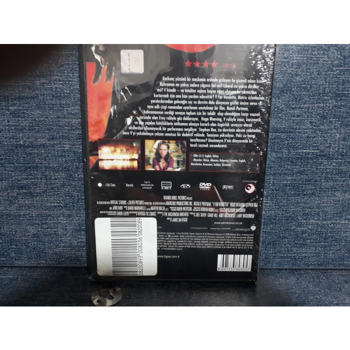 V FOR VENDETTA  DVD FİLM (SIFIR)