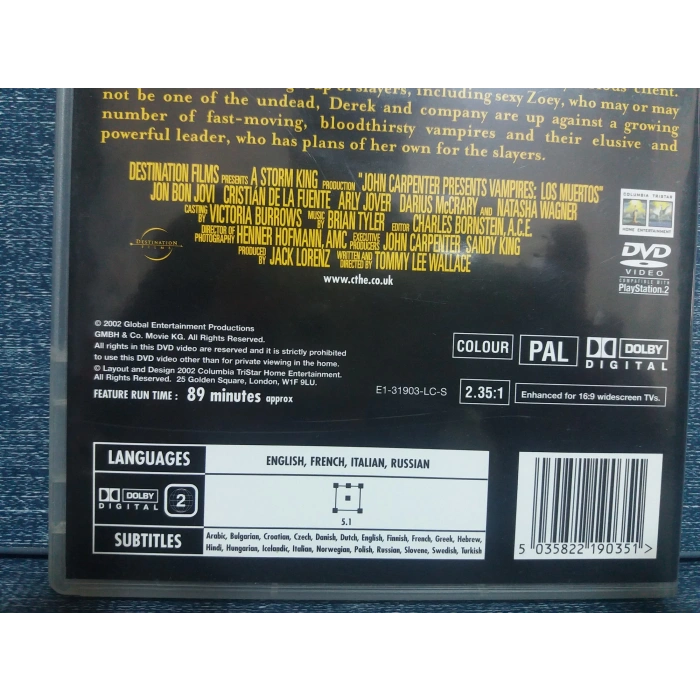 VAMPIRES BON  JOVI DVD FİLM