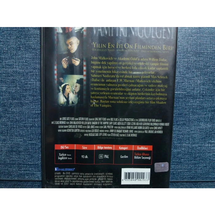 VAMPİRİN GÖLGESİ DVD FİLM