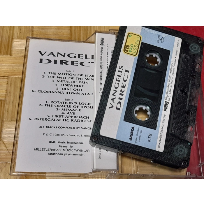 VANGELIS DIRECT MÜZİK KASET