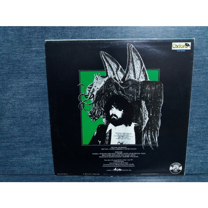 VANGELIS THE DRAGON LP
