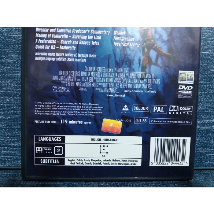 VERTICAL LIMIT DVD FİLM  Tr Altyazı