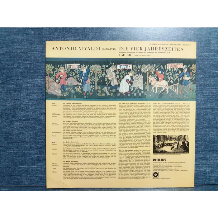 VIVALDI FOUR SEASONS I MUSICI LP