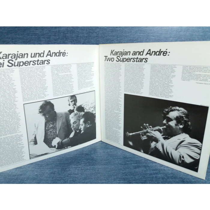 VIVALDI TELEMANN MOZART HUMMEL TROMPET KARAJAN ANDRE