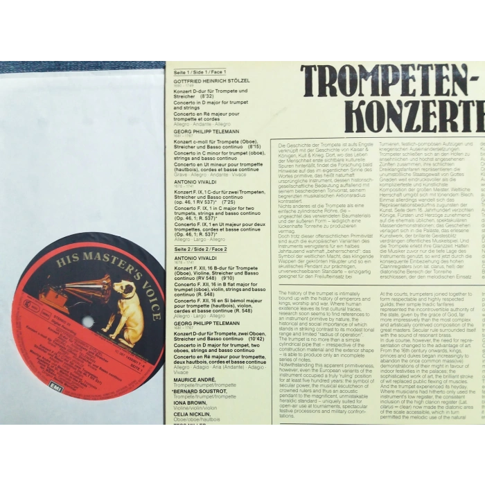 VIVALDI TELEMANN STÖLZEL M ANDRE NEVILLE MARRINER