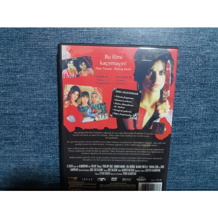 VOLVER DÖNÜŞ DVD FİLM