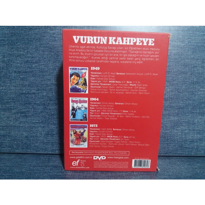 VURUN KAHPEYE 1949-1964-1973 FİLM BOX SET 3 DVD