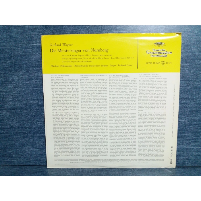 WAGNER DIE MEISTER VON NURNBERG