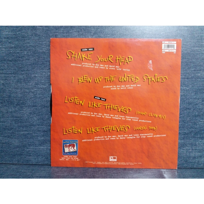 WAS NOT WAS SHAKE YOUR HEAD MAXI LP