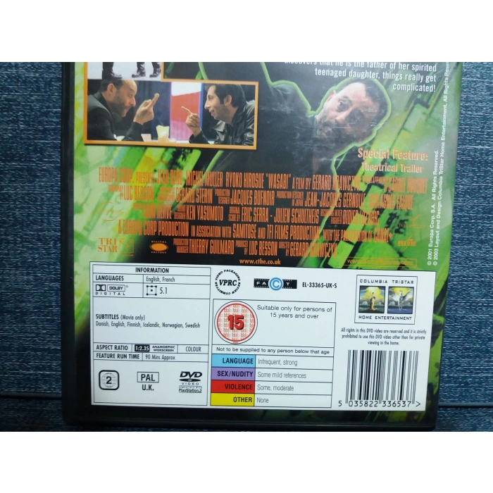 WASABI DVD (İNGİLİZCE)