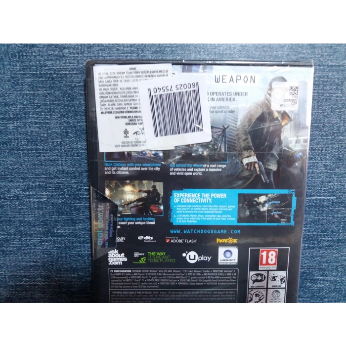 WATCH DOGS PC OYUN (SIFIR)