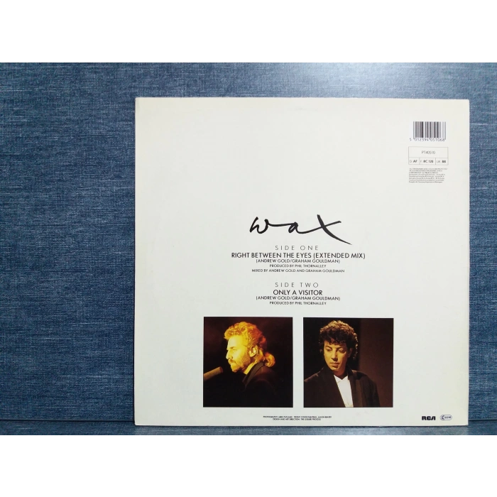 WAX RIGHT BETWEEN THE EYES MAXI LP