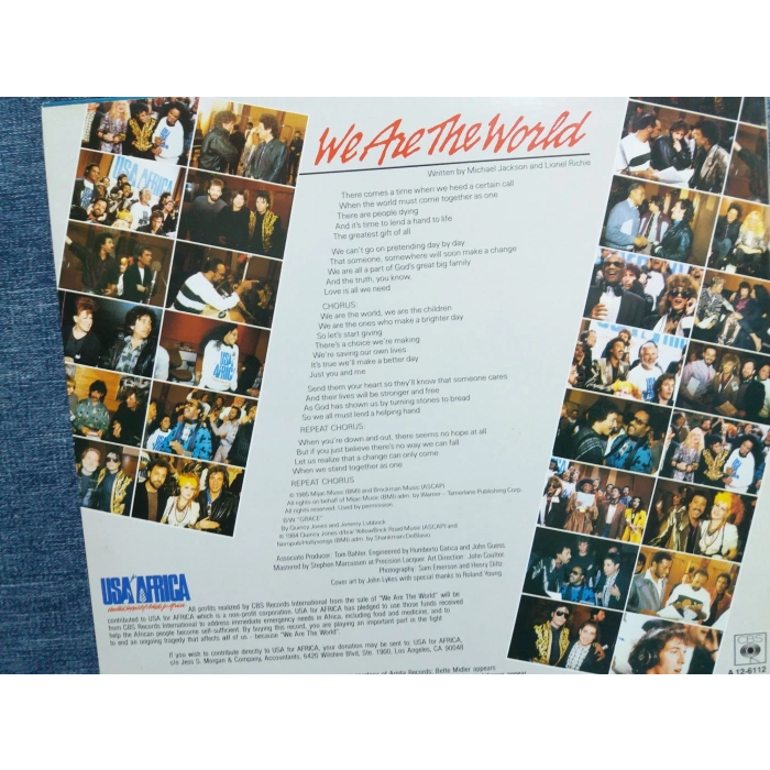 WE ARE THE WORLD MAXI LP