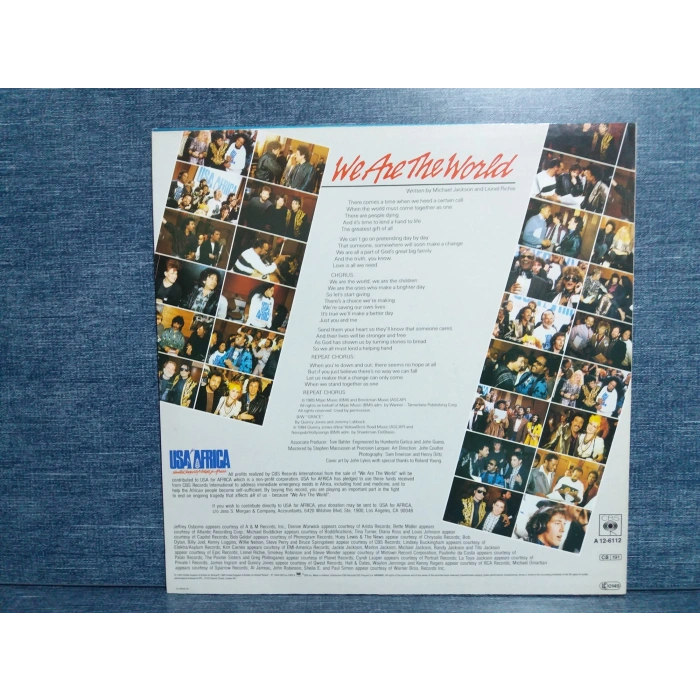 WE ARE THE WORLD MAXI LP